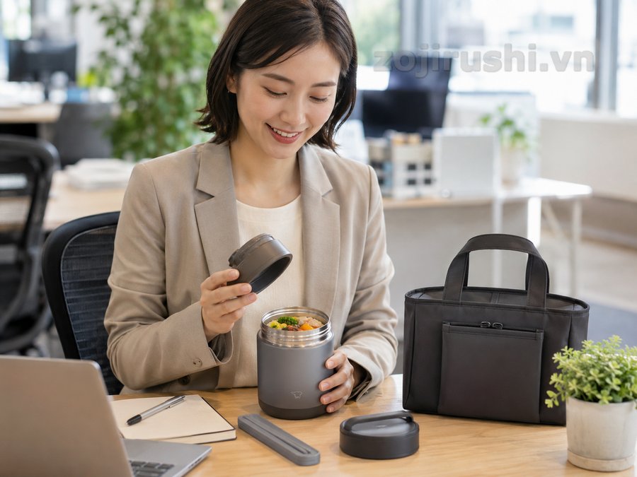 Cách chọn cà men cơm Zojirushi cho dân văn phòng và học sinh 2 Cách chọn cà men cơm Zojirushi cho dân văn phòng và học sinh