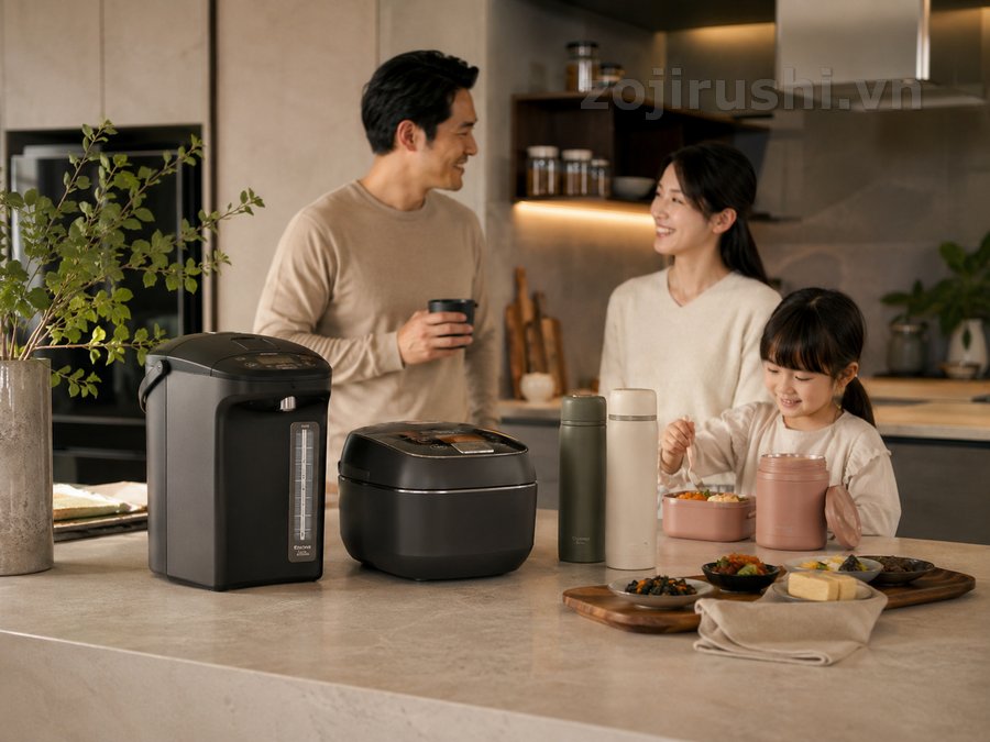 Gợi ý bộ đồ gia dụng Zojirushi nên có trong căn bếp hiện đại