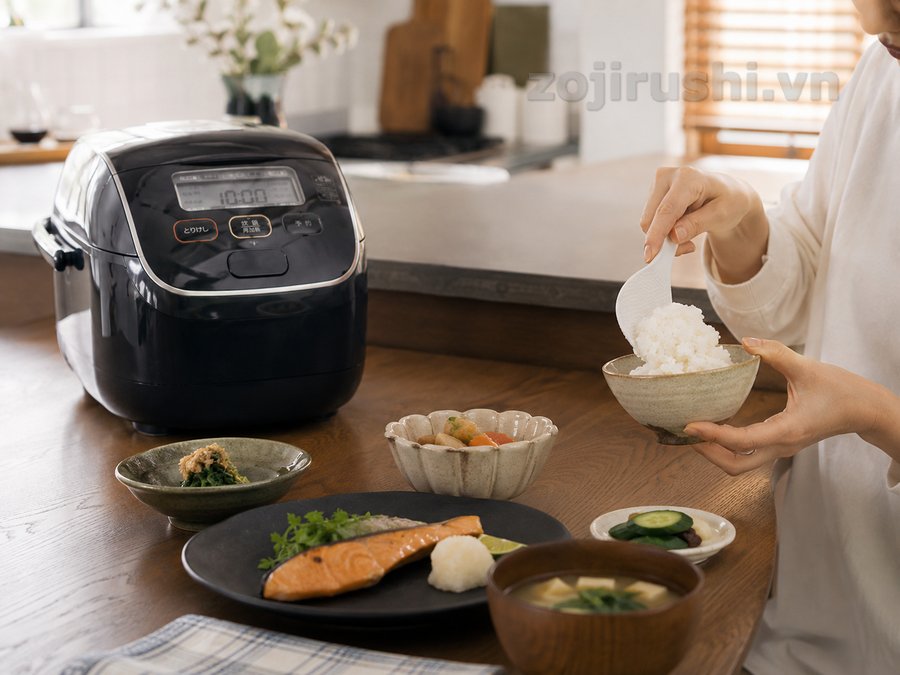 Cách sử dụng nồi cơm điện Zojirushi để cơm ngon và ổn định hơn