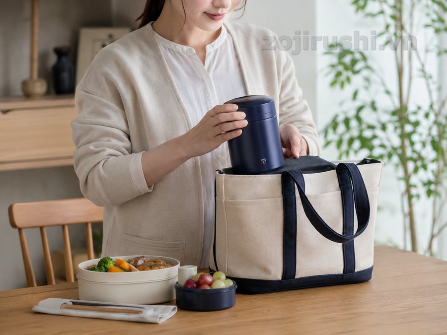 Cách dùng cà men cơm Zojirushi để bữa trưa ngon và tiện hơn 1 Cách dùng cà men cơm Zojirushi