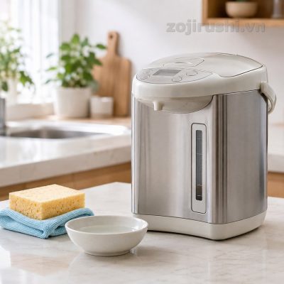 Cách vệ sinh bình thủy điện Zojirushi